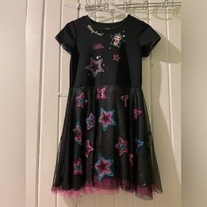 LOL Surprise Black Star Dress-large 10/12 like new